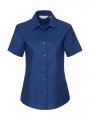 Dames blouse korte mouw Oxford Russell 933F bright royal